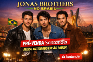 Jonas Brothers no Brasil: pré-venda Santander garante acesso antecipado em São Paulo