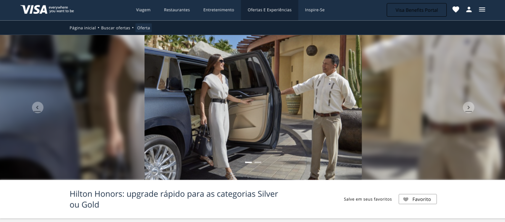 Banner promoção Hilton Honors