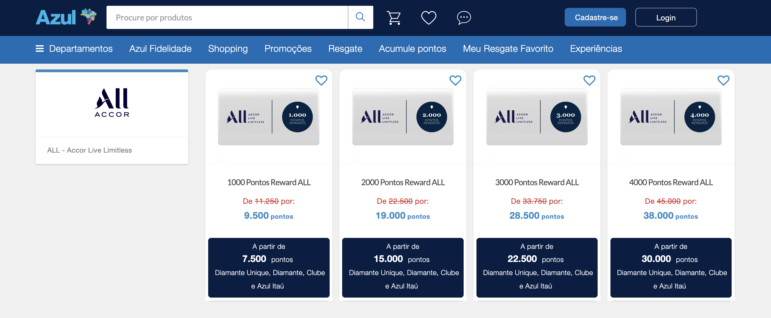 B6onus Azul ALL Accor