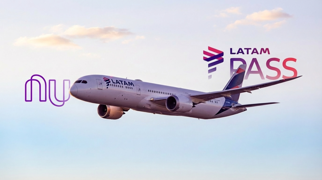 Nubank Ultravioleta ativa Modo LATAM Pass