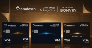 Bradesco lança cartões de crédito com United MileagePlus e Marriott Bonvoy