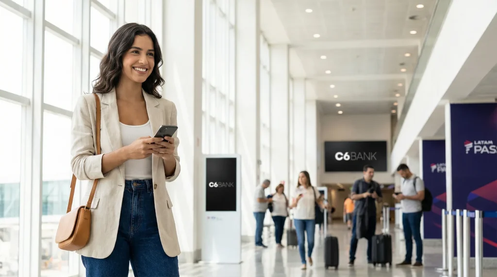 Ganhe até 12 mil milhas Latam Pass com C6 Bank