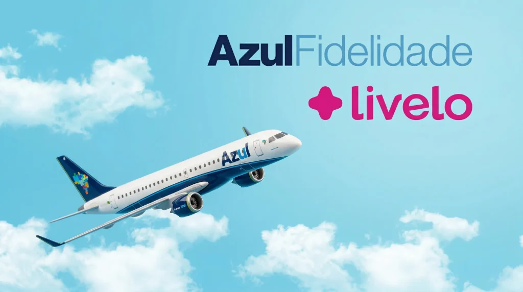 Azul Fidelidade bônus na transferência Livelo