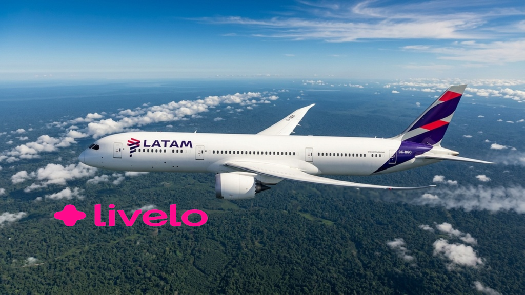 Ganhe 25% de bônus na transferência Livelo para Latam Pass