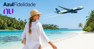 Azul Fidelidade oferece até 110% de bônus na transferência de pontos Nubank