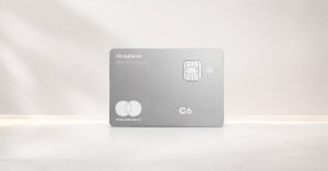 C6 Bank aumenta pontuação do cartão Graphene para até 8 pontos por dólar!