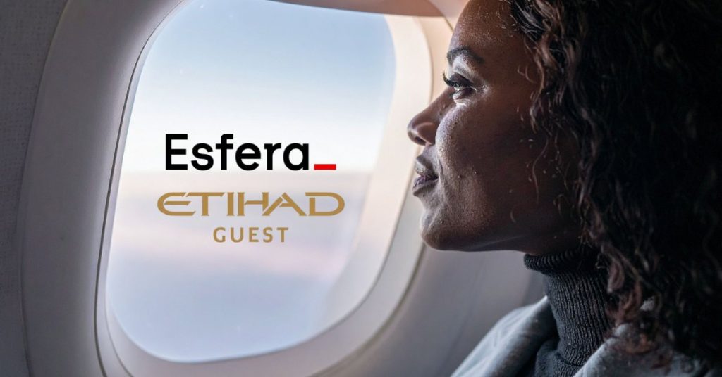 Esfera vai piorar conversão de pontos em transferências para o Etihad Guest