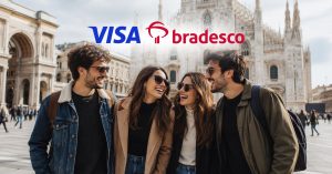 Use seu cartão Bradesco Visa e concorra a uma viagem para Milão com seus amigos!