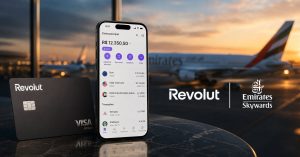 Muito bom! Revolut adiciona Emirates Skywards como novo parceiro para transferência