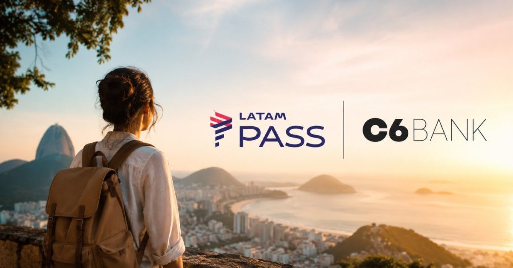 LATAM Pass oferece 20% de bônus na transferência de pontos do C6 Bank