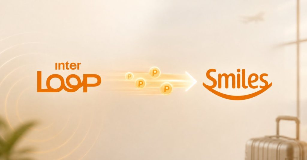 Transfira pontos Inter Loop para a Smiles e ganhe até 70% de bônus