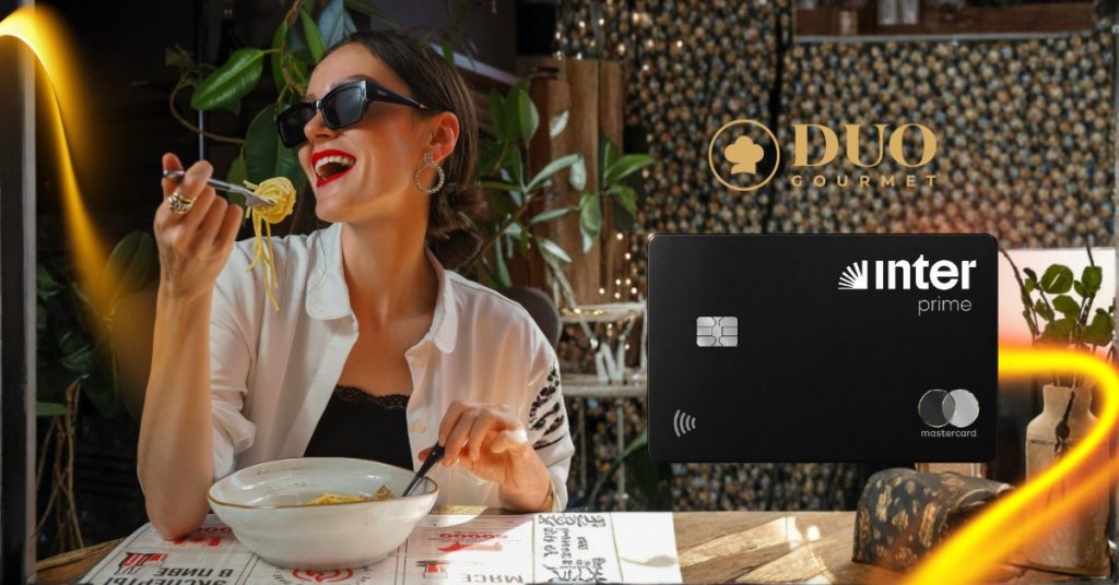 Aproveite! Duo Gourmet com 6 meses grátis: 2 por 1 em restaurantes mais cartão com salas VIP